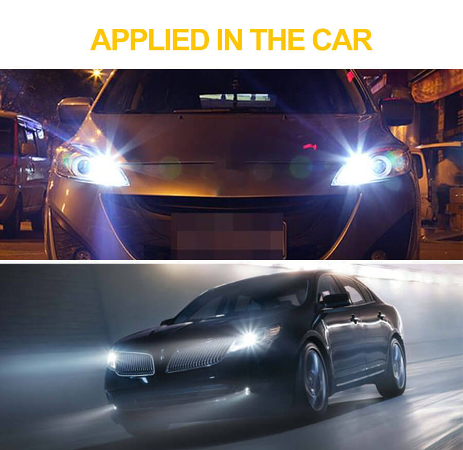 H4 mini led o l&acirc;mpada do farol do projetor com a aplica&ccedil;&atilde;o do JG-Y10 do ventilador