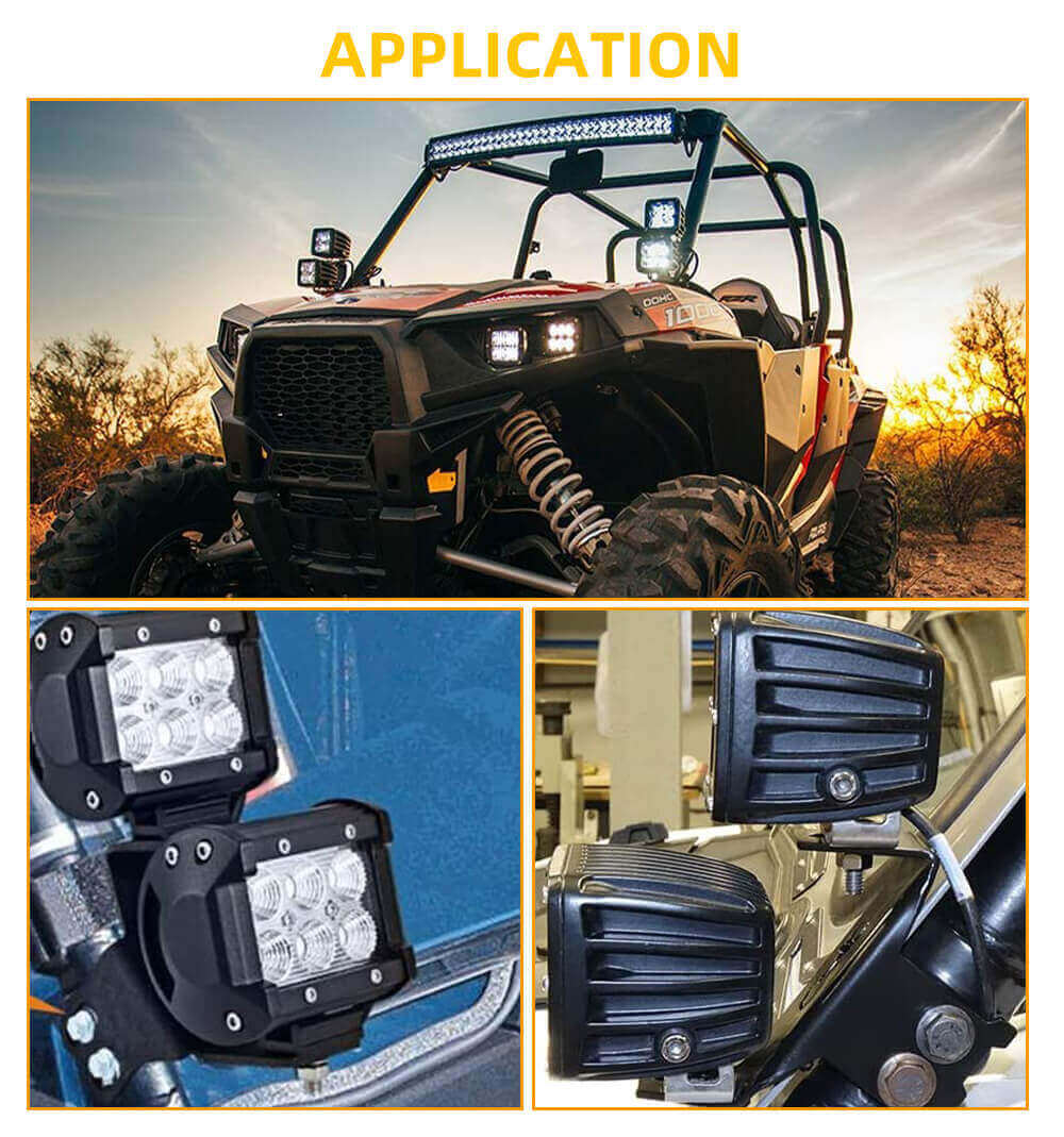 Polaris RZR A-pilar A-PILLAR DUPLA PILHA PILAR