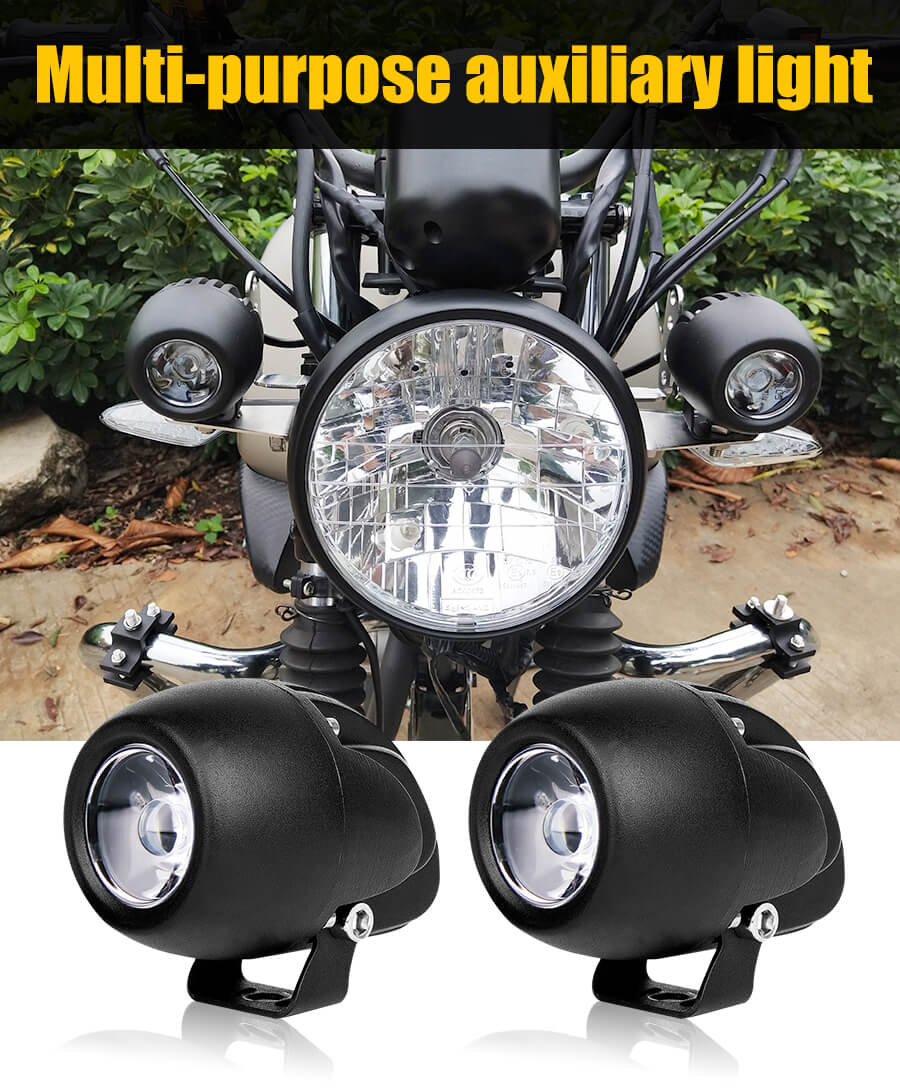 2,7 polegadas Motocicleta Pequenas luzes de nevoeiro JG-992Z Vantagens (2)