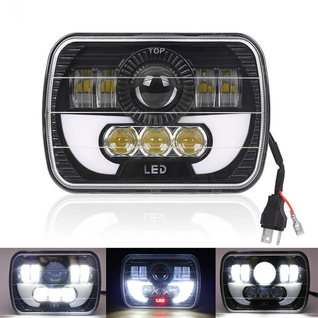 Retângulo GMC 5x7 Angel Eye Led Heartlight JG-T002N