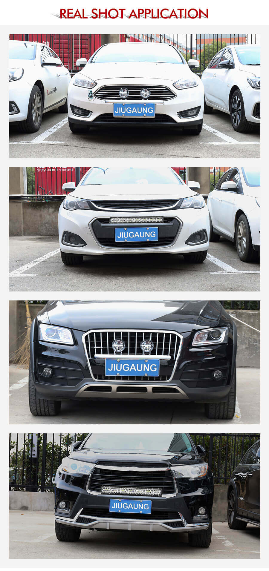 Luzes de condu&ccedil;&atilde;o da placa de carro Aplicativo JG-PZ01