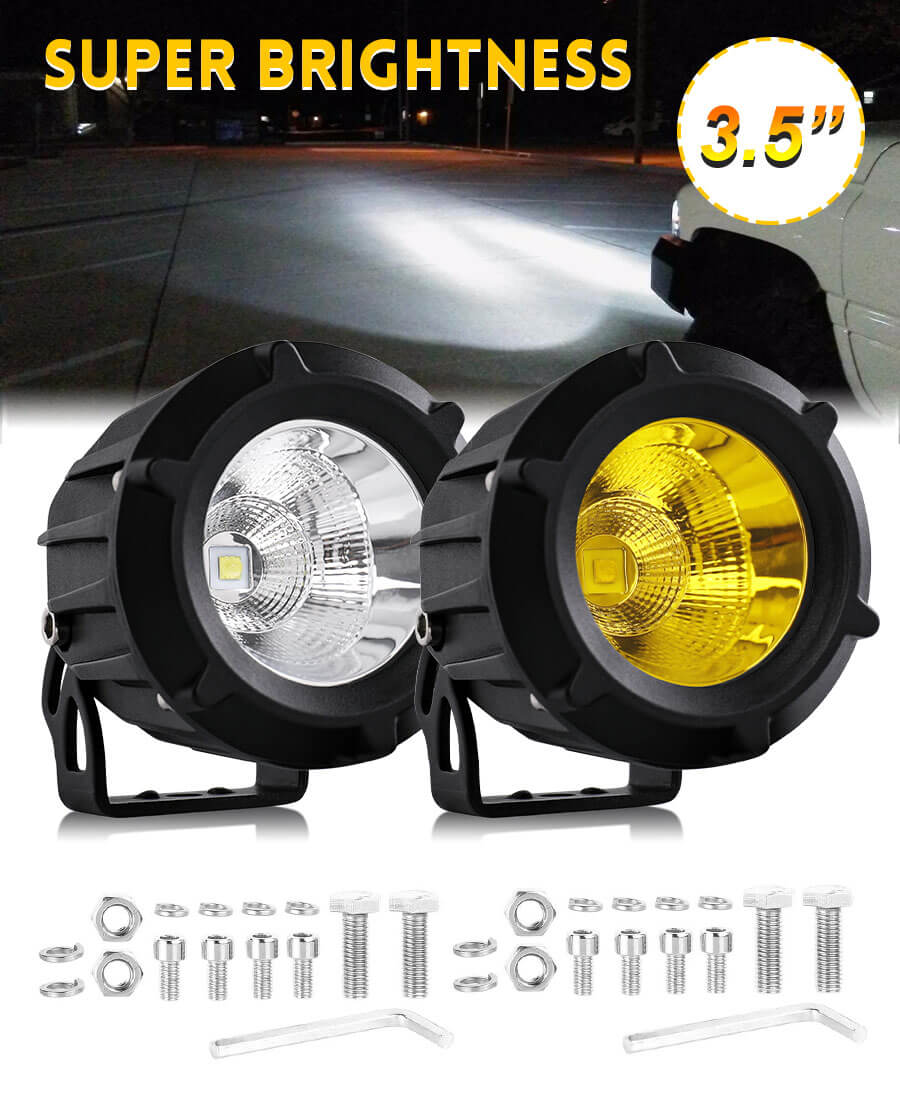 Cores duplas pequenas luzes de acionamento LED para ve&iacute;culos JG-992M Detalhes