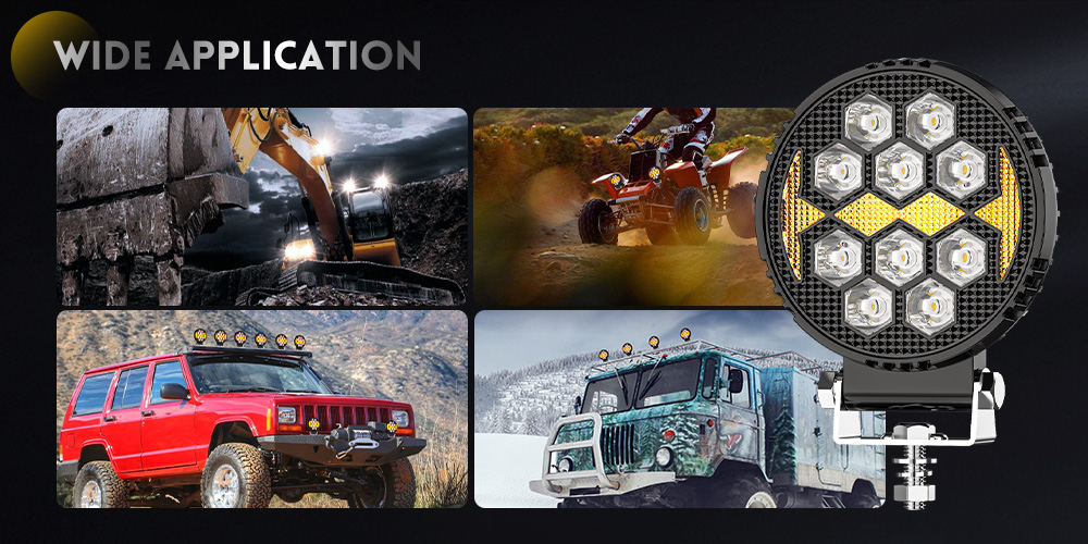 Luzes de trabalho do trator agr&iacute;cola