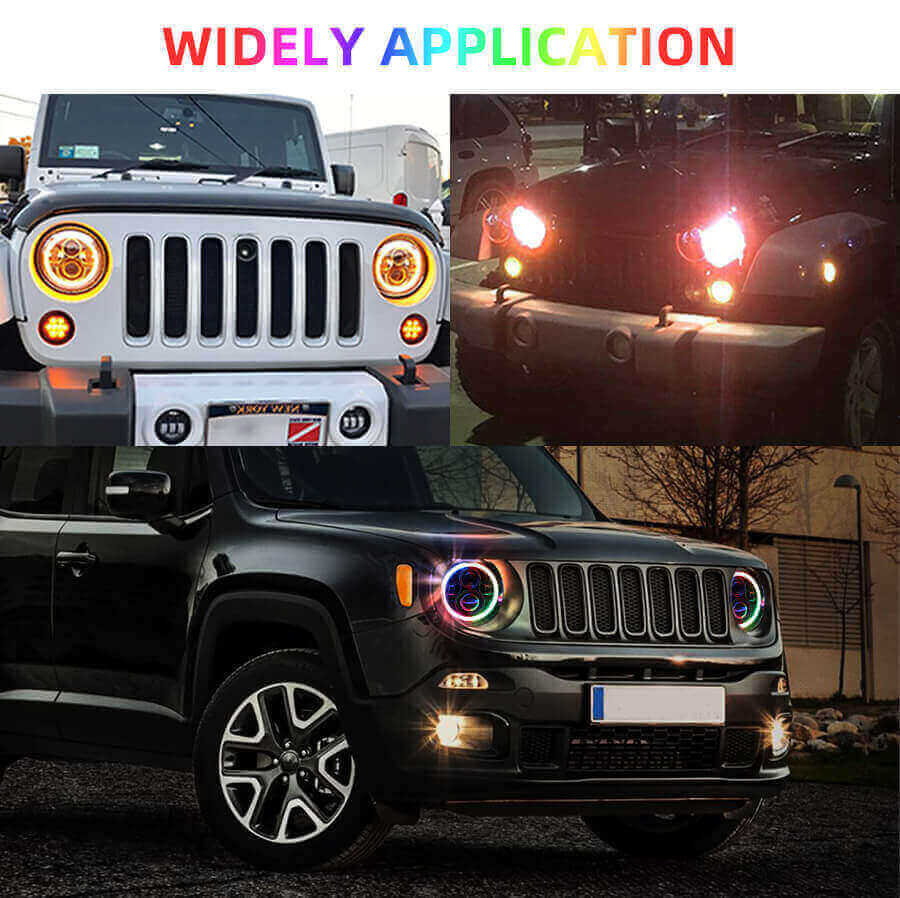 Kits de halo rgb baratos por atacado JG-J003P-T APLICA&Ccedil;&Atilde;O