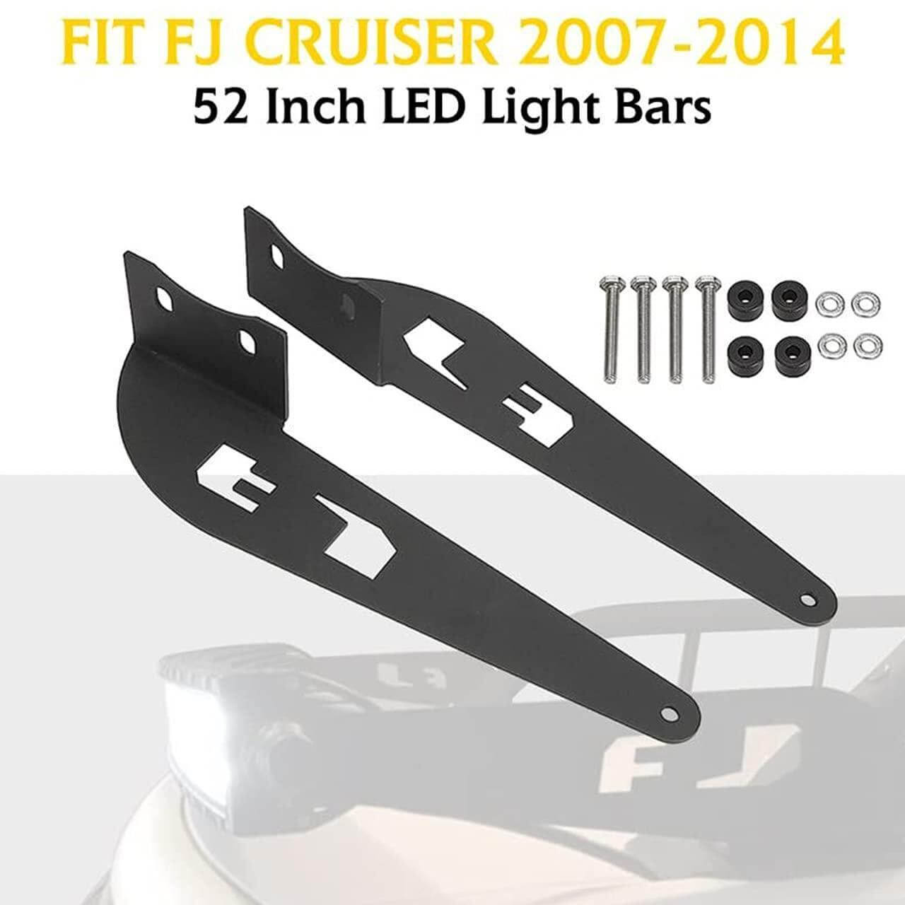 Toyota FJ Cruiser 52 "Suportes de montagem de teto de barra de luz LED 2007-2014 JG-FT-001