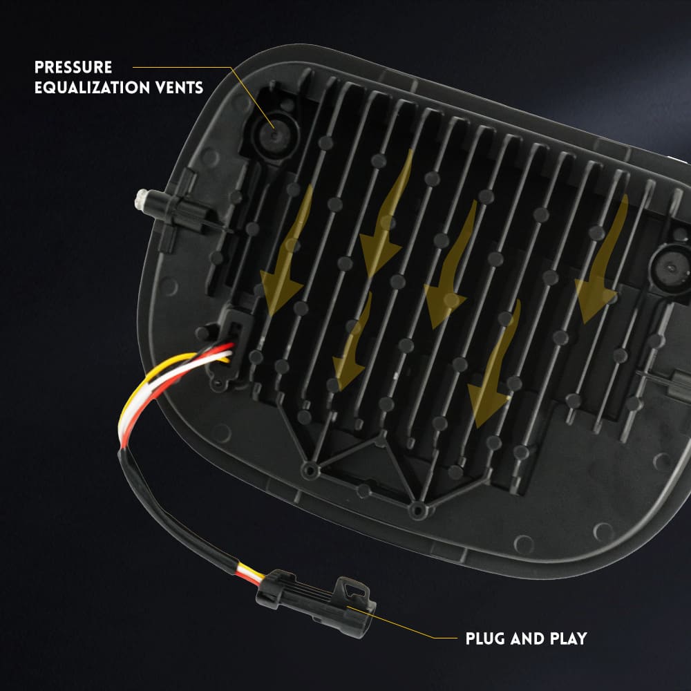 MOTOCYCLY LED FACTOLE HIGH BAIXA PARA HARLEY FAT BOB FXFB 2018-2019-HL-1004