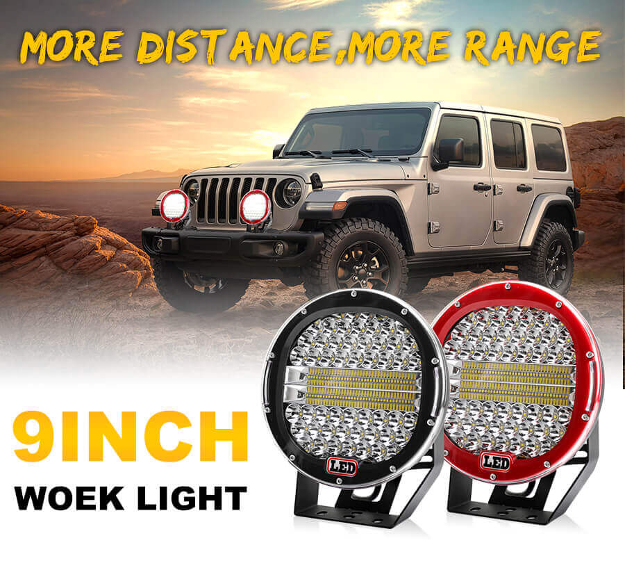 9 polegadas de linha dupla embutida contas de luz combinada de led de condu&ccedil;&atilde;o JG-903L Detalhes