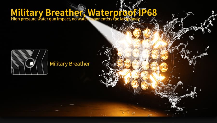 luz de caminh&atilde;o &agrave; prova d'&aacute;gua-ip68