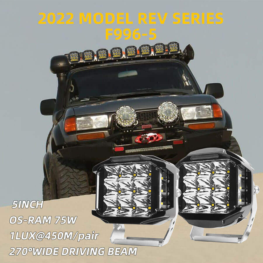 SPOTER lateral de 5 polegadas Spotlight JG-F996-5 Descri&ccedil;&atilde;o do produto