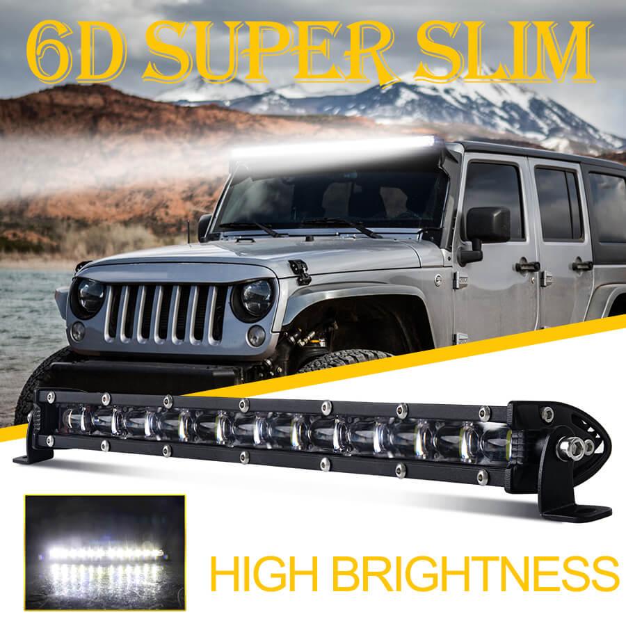 6D Super Slim Single Linha de 8-50 polegadas LED BAR -JG 9610Z TAMANHO (2)