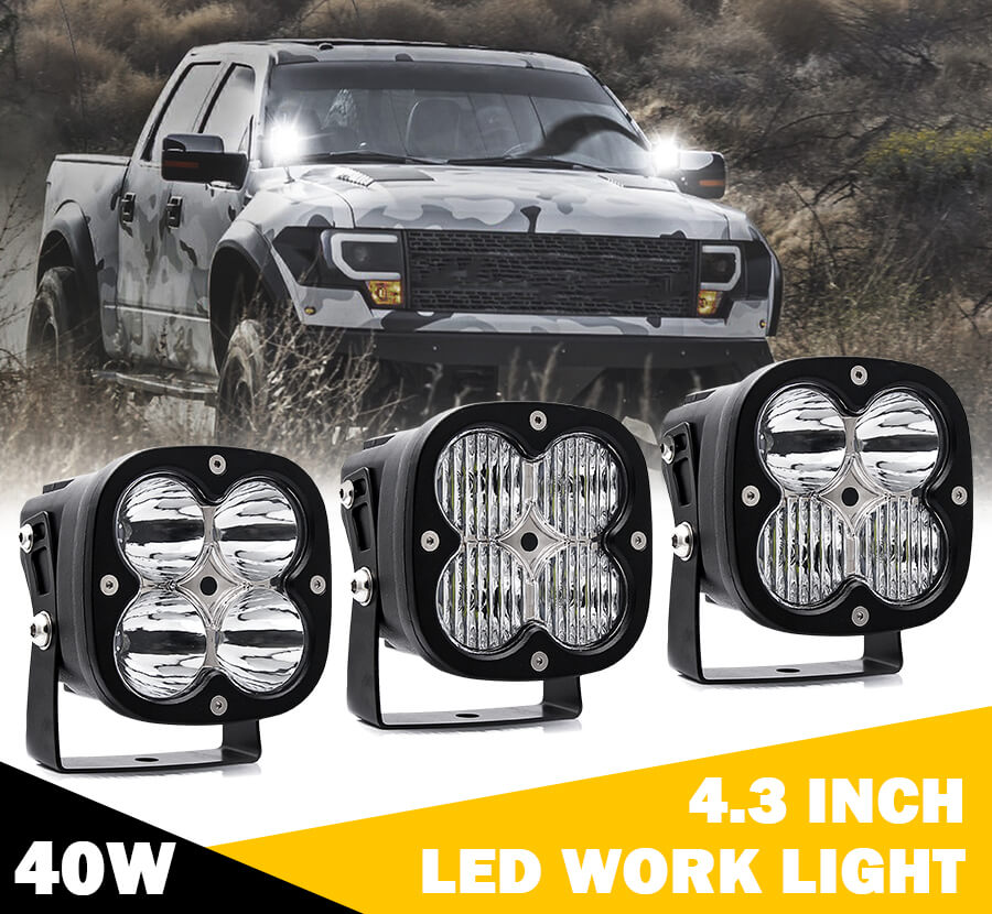 4,3 polegadas LED cubo JG-954A detalhes