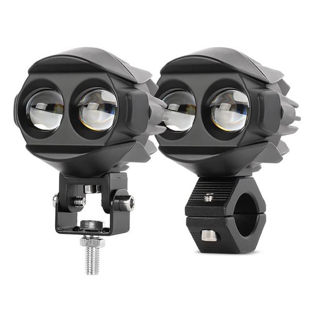 Luzes de acionamento de motocicleta projetor Dual cor JG-MF01