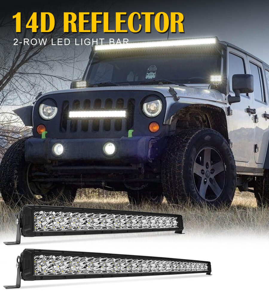 Detalhes super brilhantes da barra de luz LED LED JG-F02