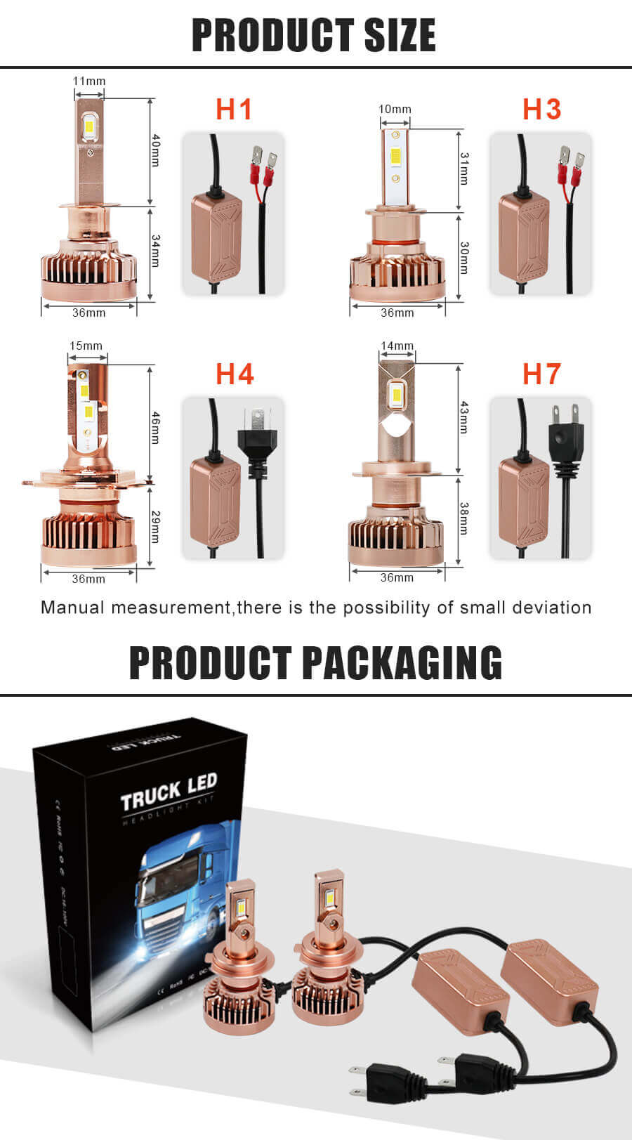 Tamanho do farol de caminh&atilde;o de tens&atilde;o selvagem Tamanho JG-GT5