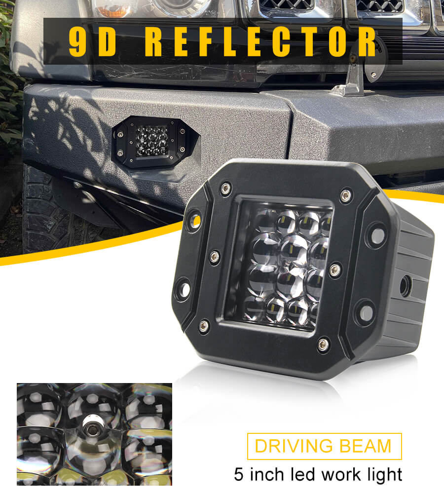 Quad ROW Flush Mount LED pods JG-995DW-14 Detalhes