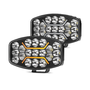 Oval LED Truck Work Light com DRL para Scania