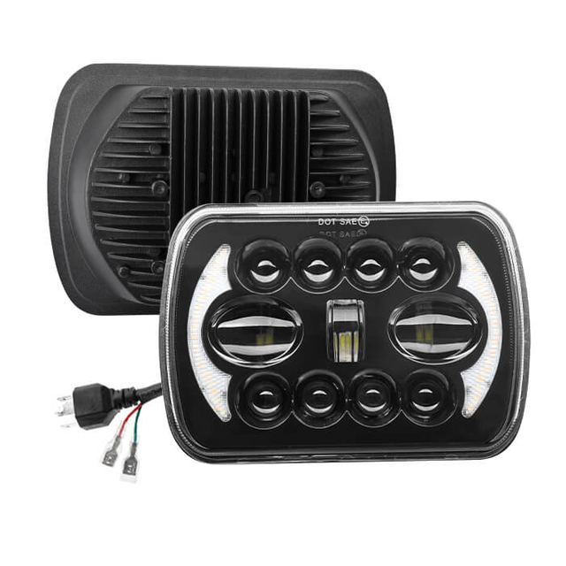 7x6 Faróis do projetor com luzes moom de posição jg-t002yy