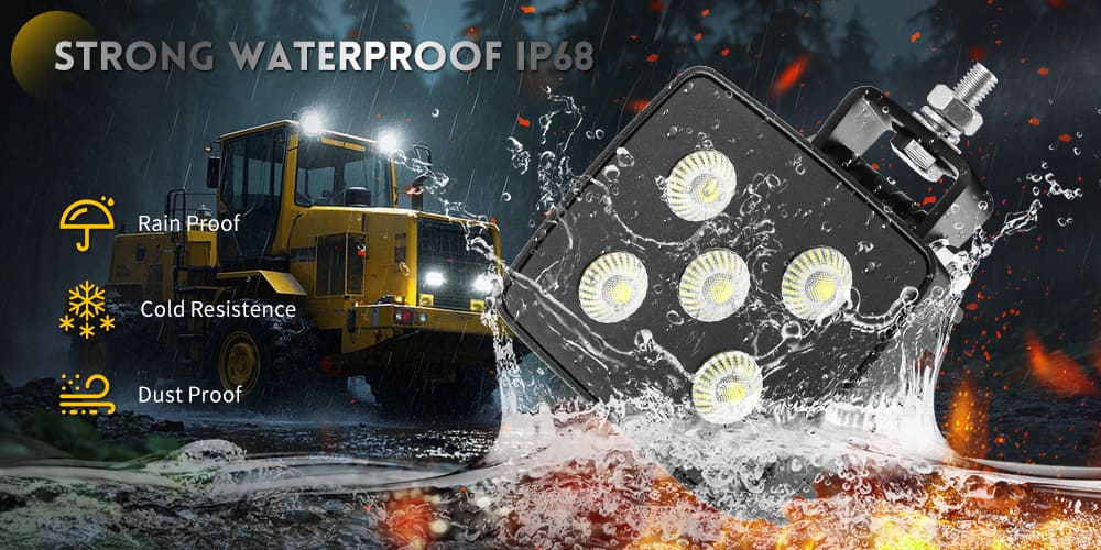 luzes LED para tratores