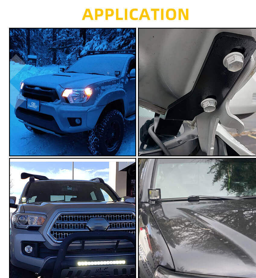 Toyota Tacoma Hood Suporte JG-FT-006 Aplica&ccedil;&atilde;o