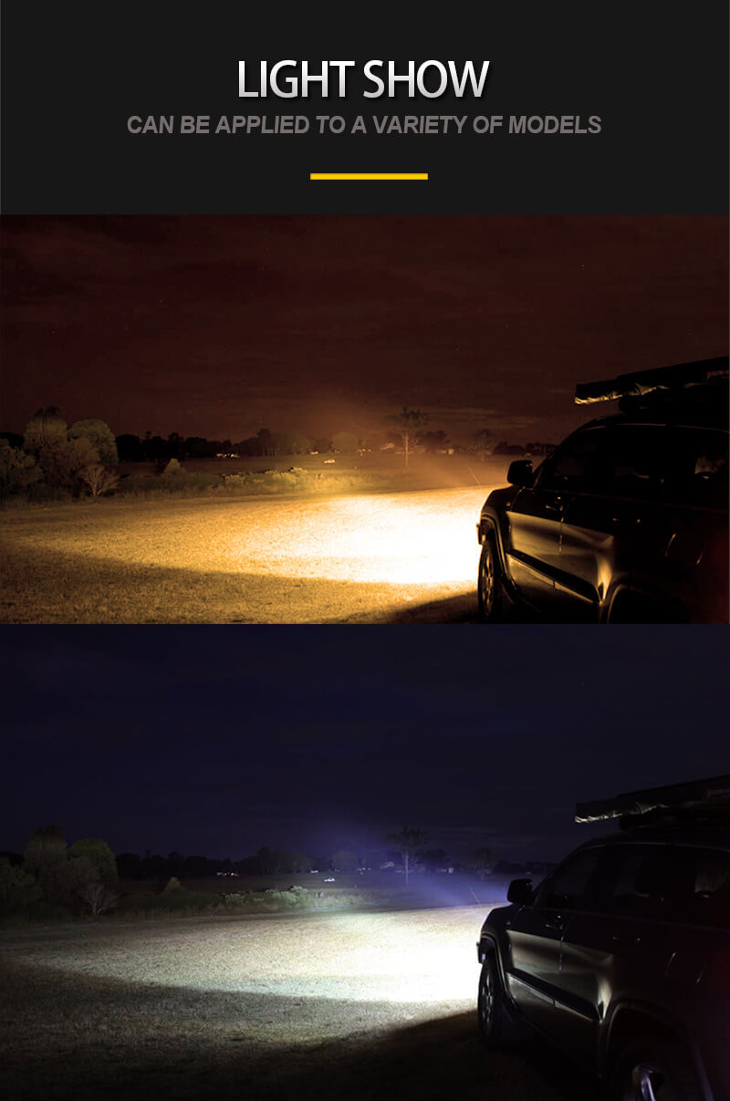 Off road conduziu a barra de luz do flash da cor dupla para o aplicativo 9631-T-RQ de caminh&otilde;es