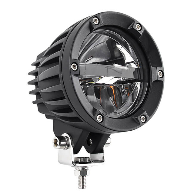 EAGLE SERIES ® Integração amarela/branca em forma de coração Luz Auxiliar para carro, motocicleta JG-1000Z 