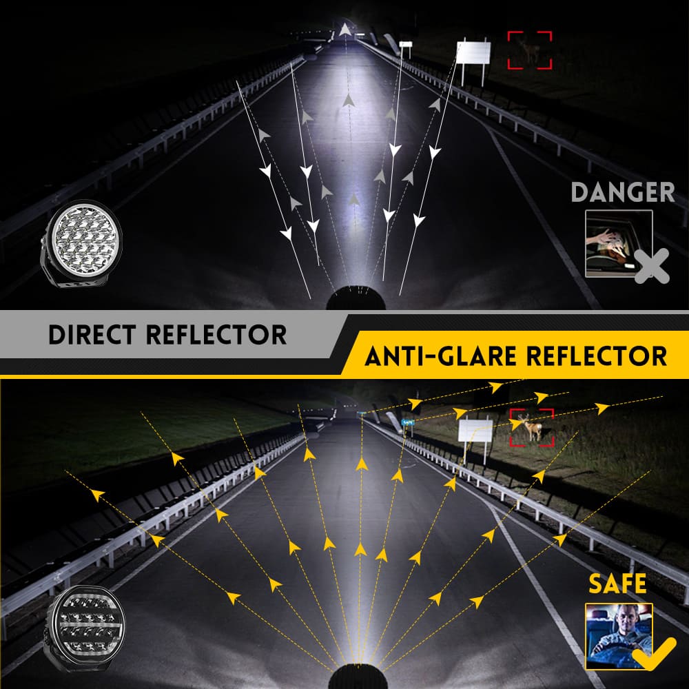 Luz de acionamento de 7 polegadas com posição dinâmica branca e âmbar Light-901V-CG-16