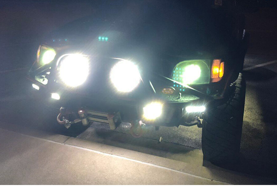 7 polegadas LED acionando o Aplicativo de atacado LEV JG-908 160W