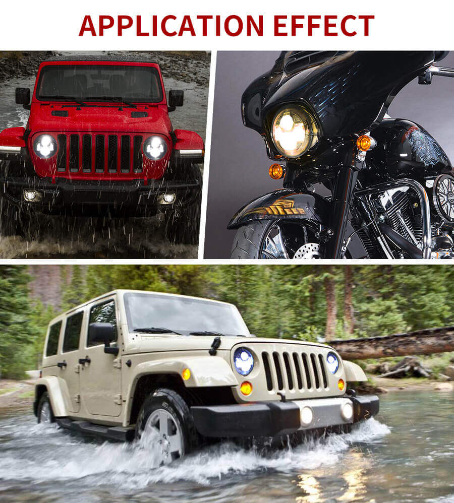 DOT EMARK Spider Supply 7 polegadas Suppl&ecirc;ncia de farol JG-J003DE Aplicativo