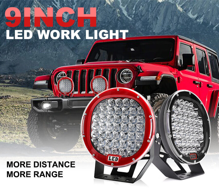 9 polegadas 225W LED Light Light JG-903 Detalhes