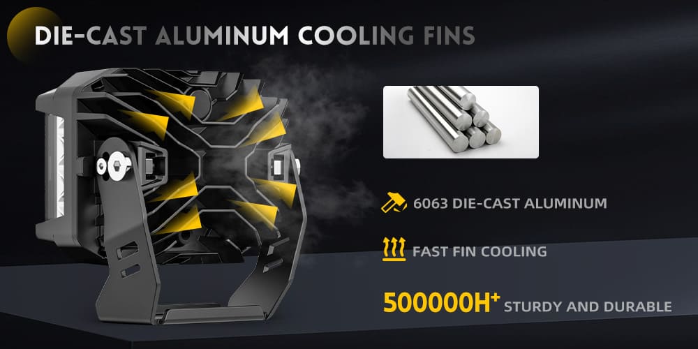 f996dz-5-dissipador de calor com aletas de resfriamento de alum&iacute;nio