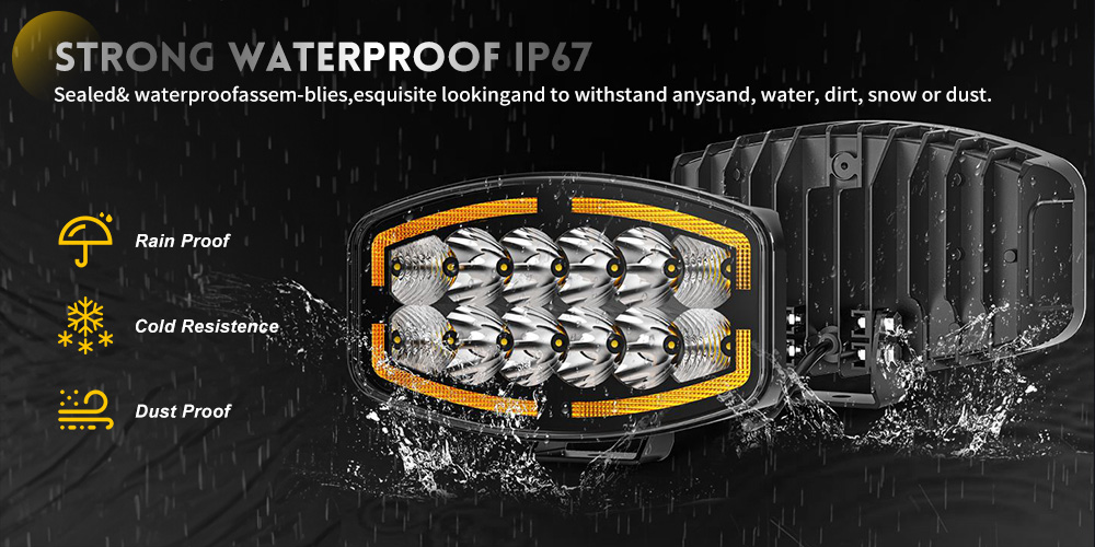 Luzes de inunda&ccedil;&atilde;o do caminh&atilde;o