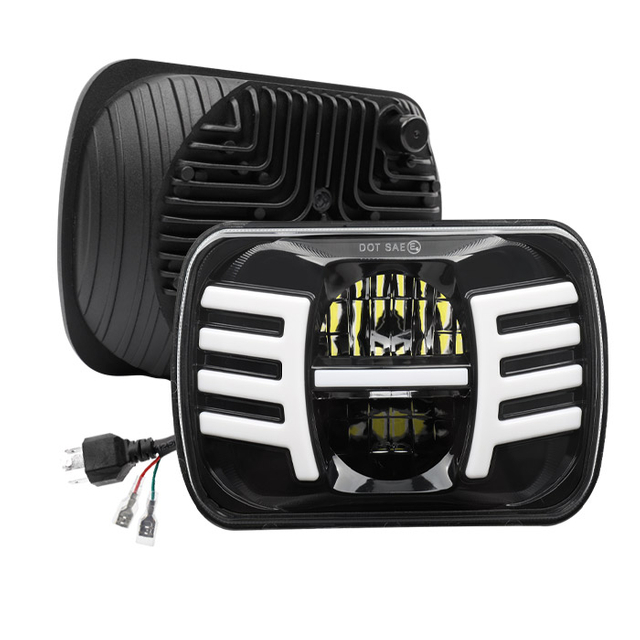 7x6 Faróis LED com asas Luzes de posição JG-T002FF