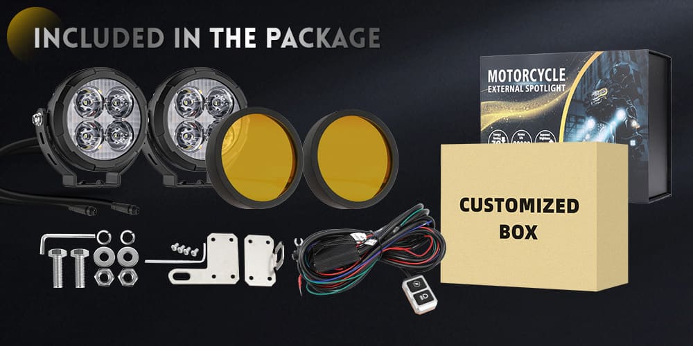 bicicleta com farol de neblina