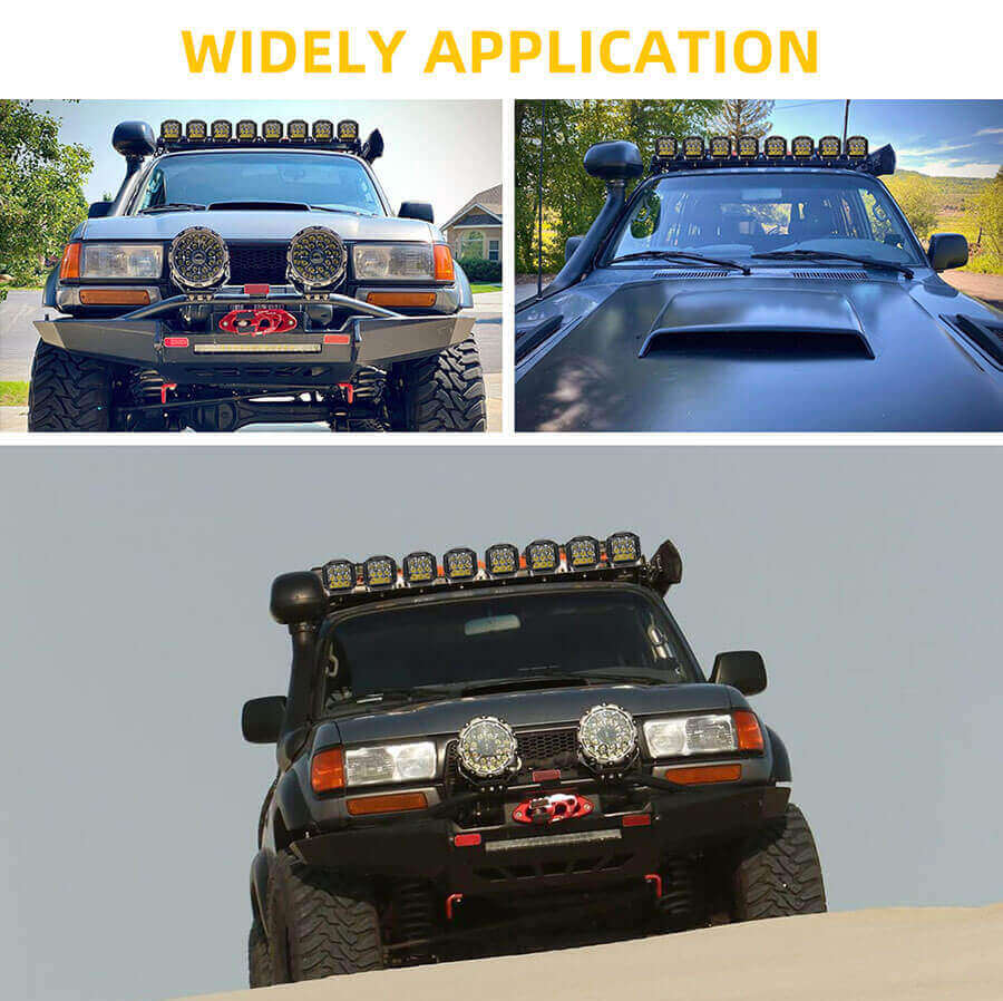 SPOTER lateral de 5 polegadas Spotlight JG-F996-5 APLICA&Ccedil;&Atilde;O