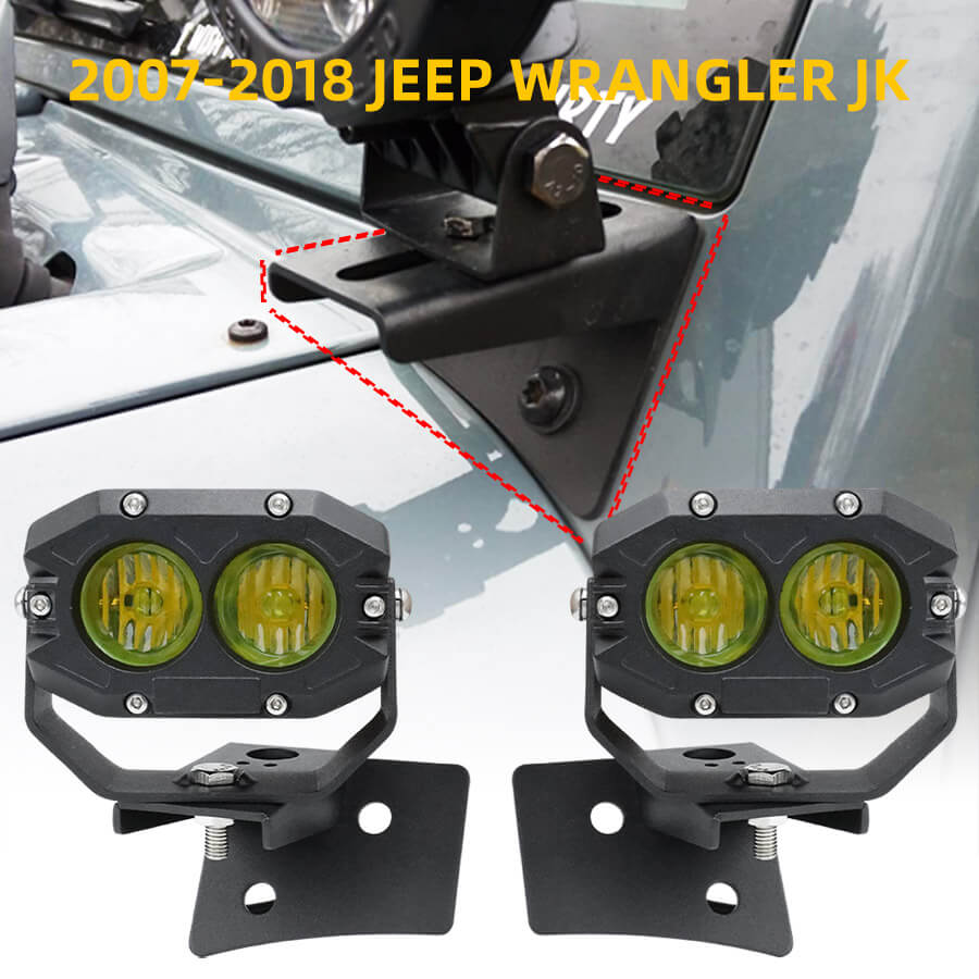 Jeep Jk Windshield Telvilha suportes de canto JG-JP001 Detalhes