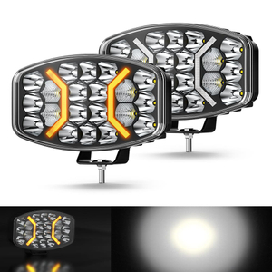 10 polegadas 100W BEAM COMBOL LED LUZ COM AMBER DRL-958-20-20-Z