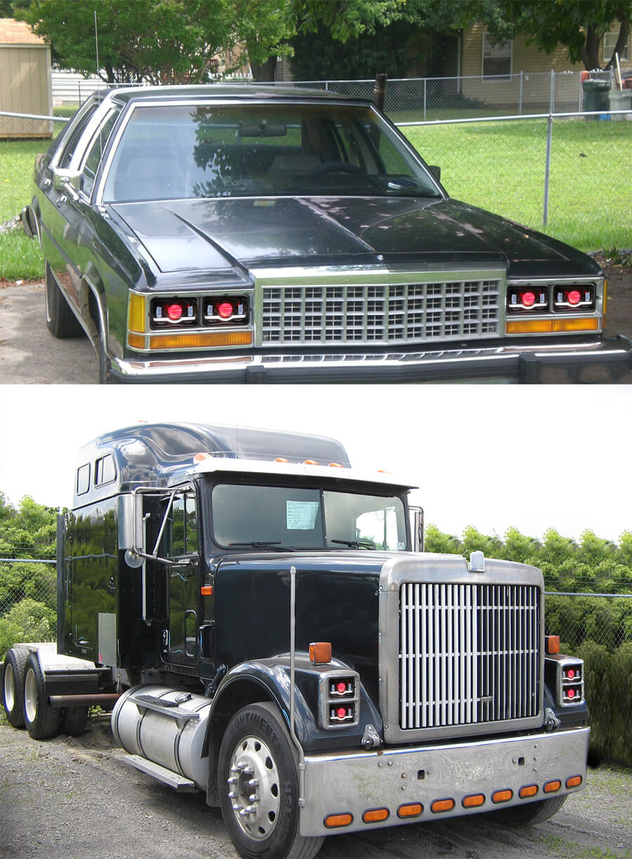 Aplica&ccedil;&atilde;o JG-T001N de far&oacute;is de LED 4x6 LED quadrado