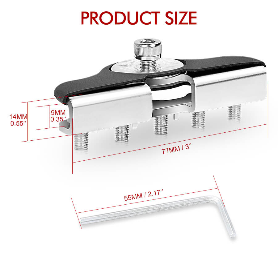 Suportes de montagem de capuz autom&aacute;tico JG-YQ01 Tamanho