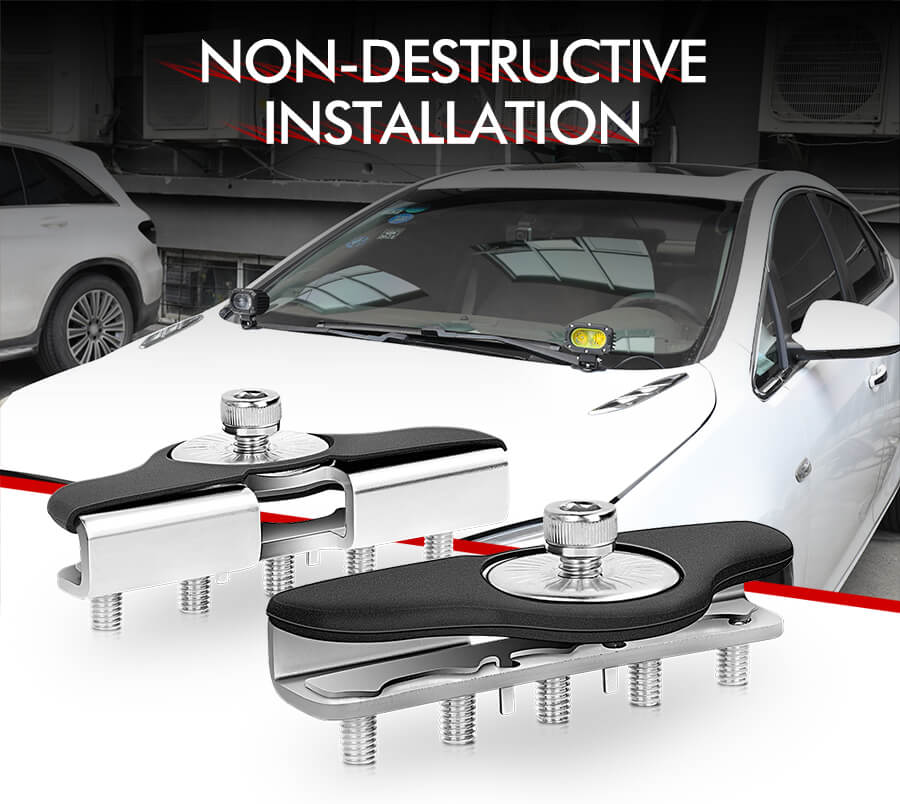 Suportes de montagem de capuz autom&aacute;tico JG-YQ01 Detalhes