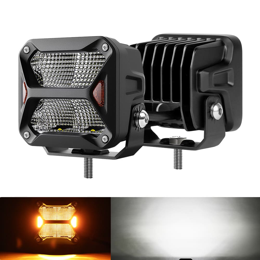 Lâmpada de trabalho LED de 3 polegadas 35W feixe de inundação ECE R10 aprovado-Y995-3IN-F