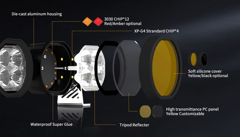 KC Flex Array Light Bar Offroad