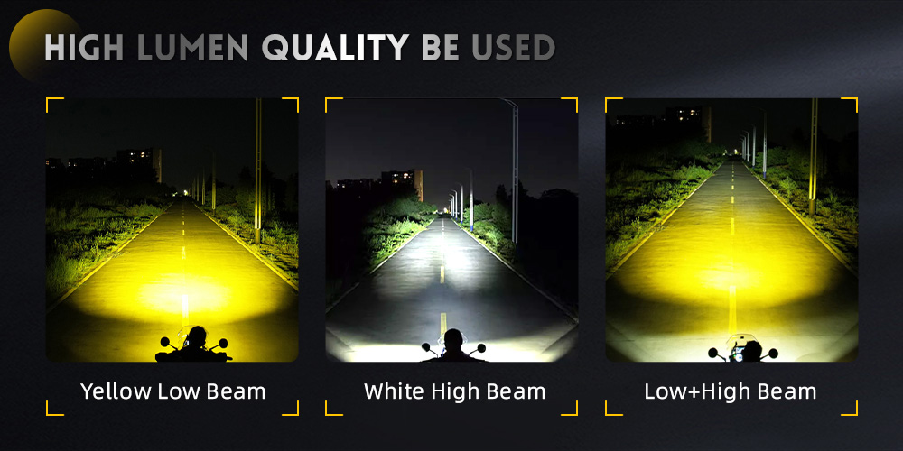 Aviso de emerg&ecirc;ncia de motocicleta Luz LED