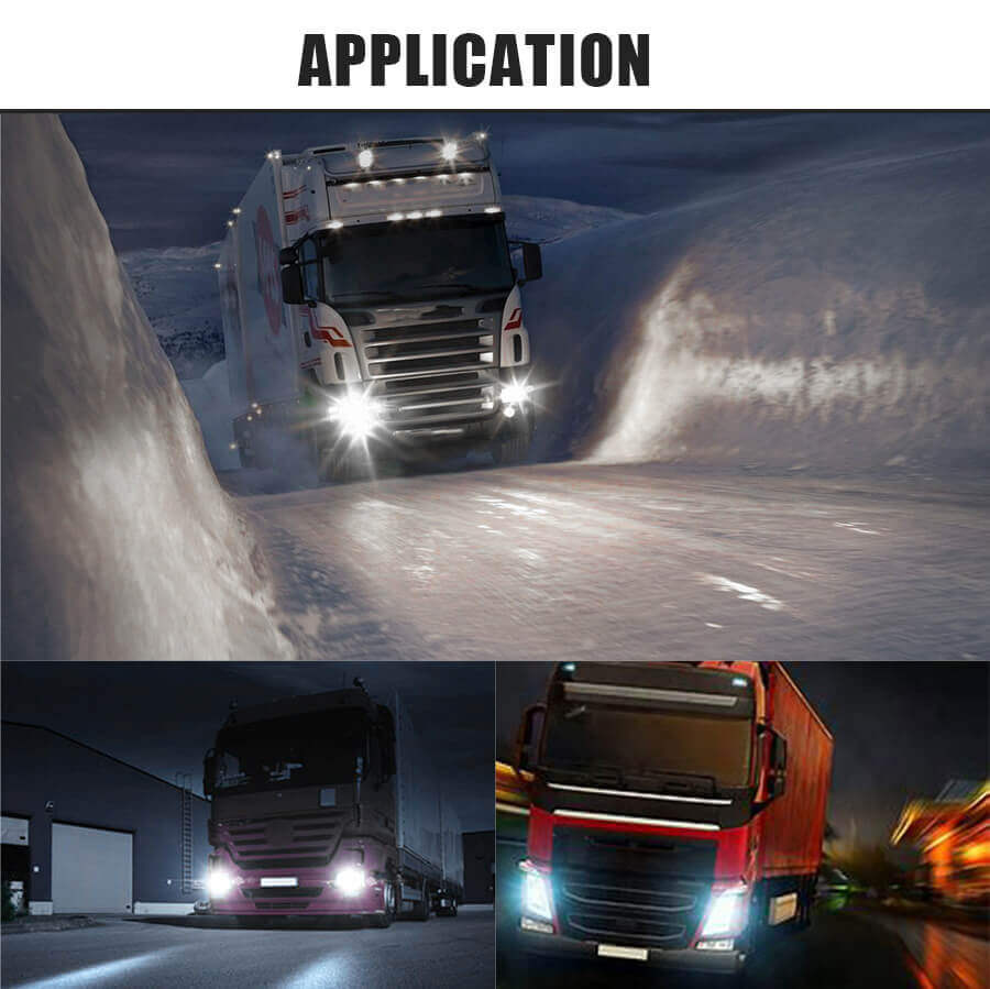 Aplica&ccedil;&atilde;o de l&acirc;mpada de farol de caminh&atilde;o de tens&atilde;o selvagem JG-GT5