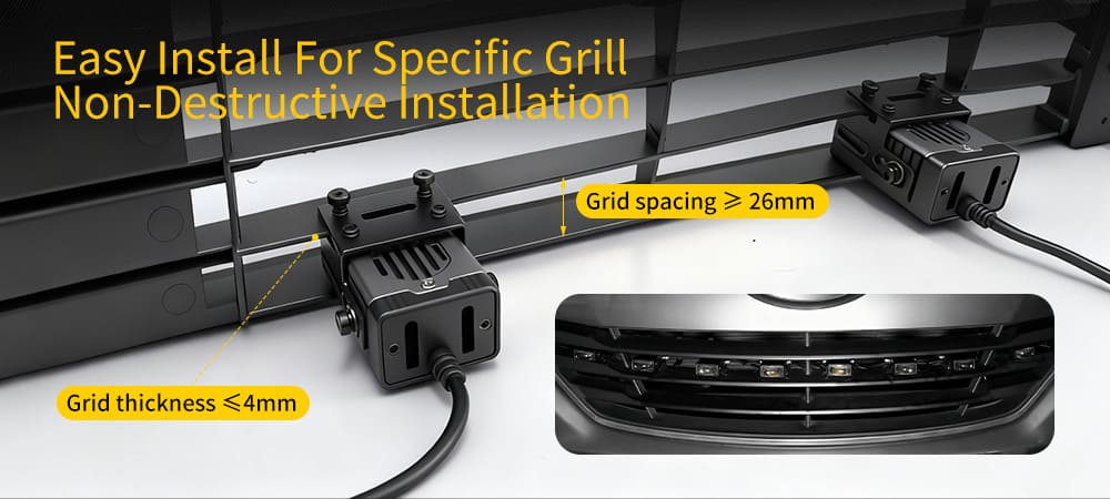 N&atilde;o-destrutivo-LED-Grille-Light-Installation-No-Drill-Grid-Mounting-Suporte-Especifica&ccedil;&otilde;es T&eacute;cnicas