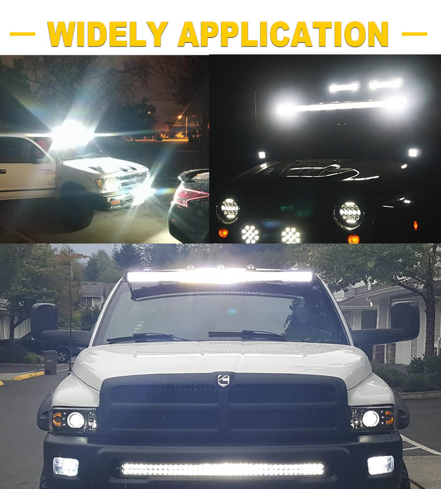 Barra de luz de barco de emenda de 10 polegadas JG-2009 Aplica&ccedil;&atilde;o1