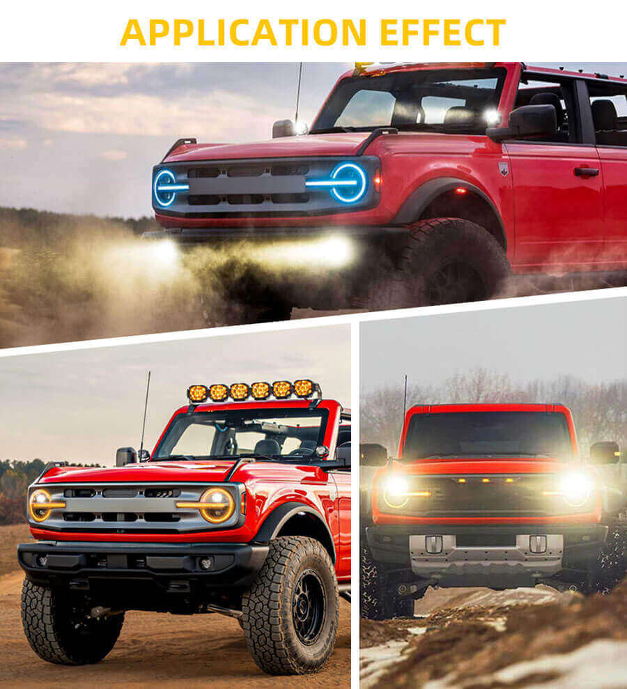 2022 BRONCO RGB LED APLICA&Ccedil;&Atilde;O DE FACTORYS DE FACTORYS