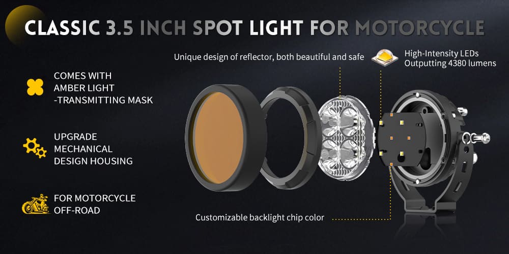 kits de luz led para motos