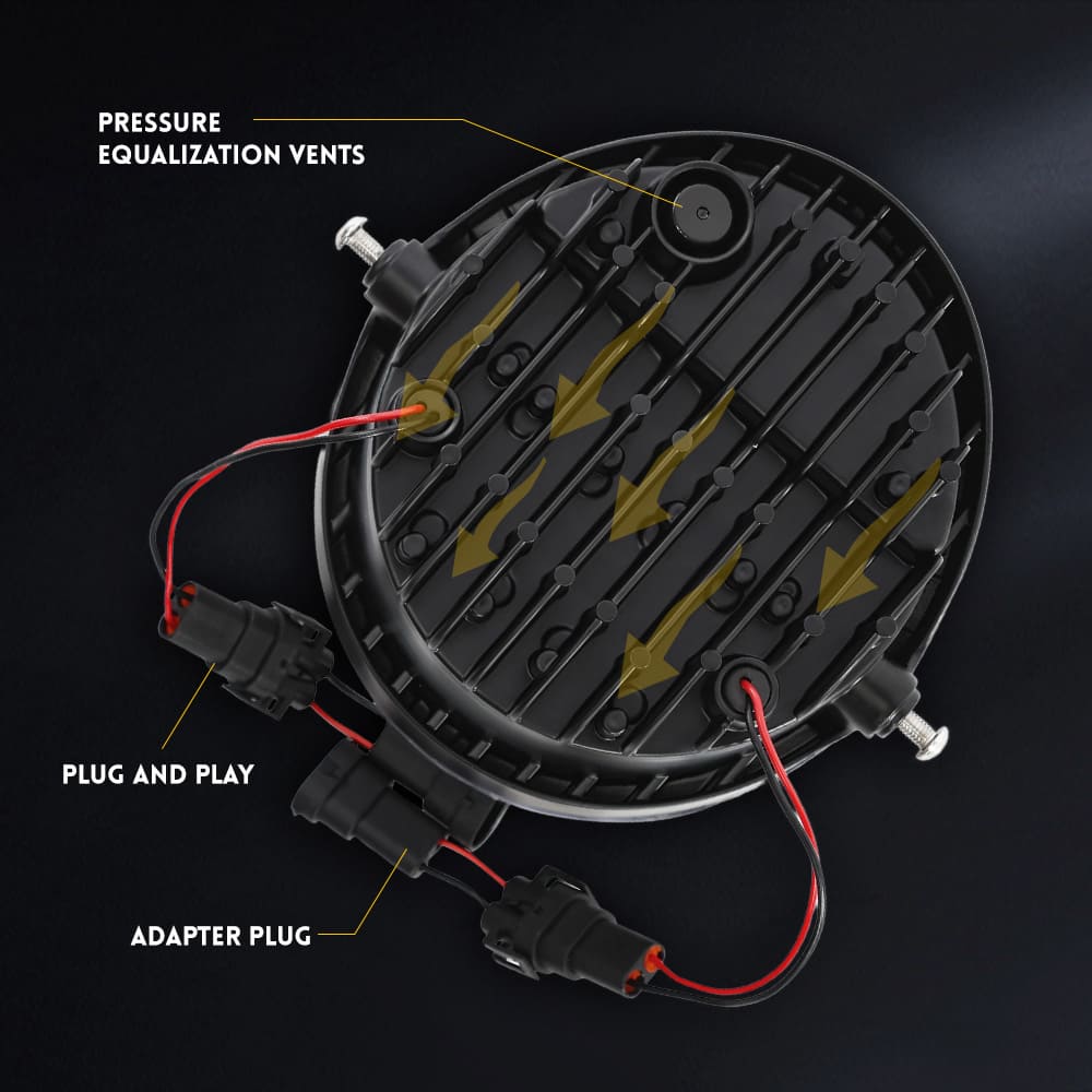 Farol de LED de motocicleta para V-Rod-JG-HL-1002
