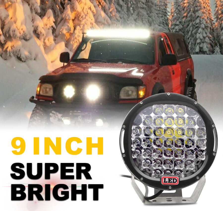 9 polegadas de 185 w polegada redonda de trabalho LED LIGH JG-903 Detalhes