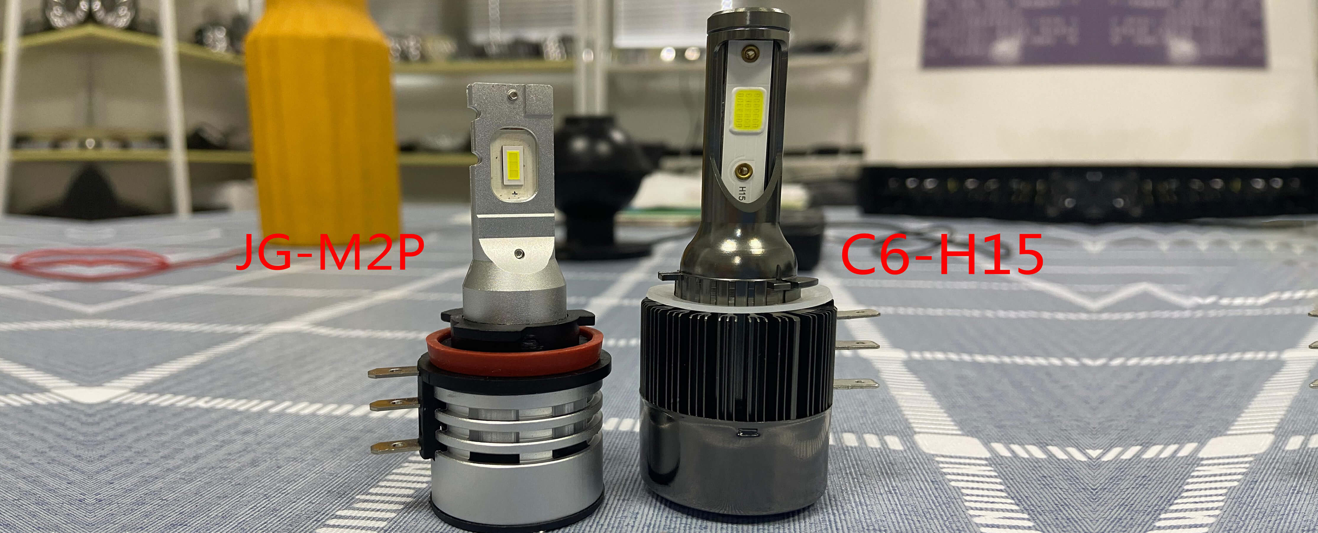 JG-M2P e C6 H15 Tamanho do conector diferente